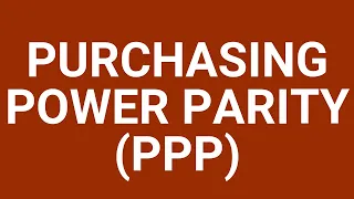 Purchasing power parity