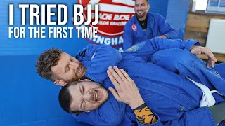 I Tried Jiu Jitsu For The First Time With Braulio Estima