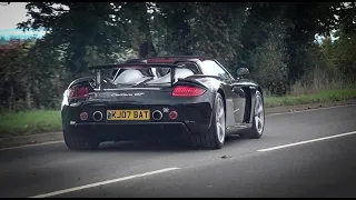 15x Porsche Carrera GT SCREAMING V10 SOUNDS!!