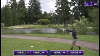 Kevin Jones BIRDIES 1250' Par 5 at Portland Open 2021