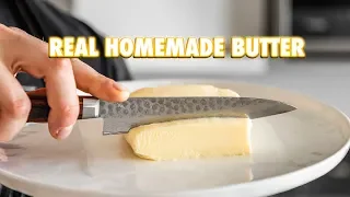 2 Ingredient Cultured Butter