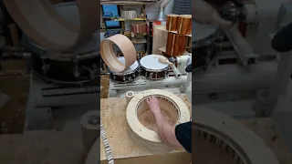 Woodworking - How to make a Snare drum? #shorts