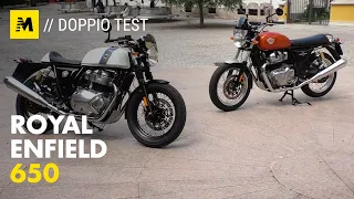 Royal Enfield: Interceptor 650 e Continental GT 650 TEST [English Sub.]