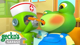 Gecko Gets Sick | Morphle and Gecko's Garage - Cartoons for Kids | Trucks and Vehicles
