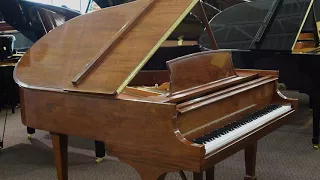 Used Steinway Model M Figured Sapele Grand Piano | Schmitt Music Denver