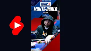 EPT MONTE-CARLO: €5K MAIN EVENT – FINAL TABLE : PART 2 #PokerStars #Shorts