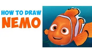 How To Draw Nemo |Finding Nemo easy to draw|Finding Nemo step by step draw #rkgdraw