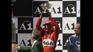 F1 Austria 2001 Michael Schumacher - Presentation Ceremony HD