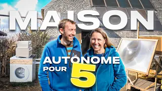 Visite d'une MAISON AUTONOME et résiliente de 5 personnes sur 3000m²