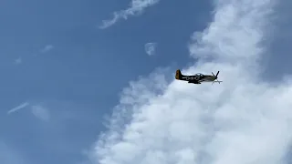 P-51D mustang “Gunfighter “ takeoff