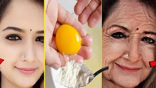 67 year old grandma looks 25 she used egg yolk and rice and got glassy skin in 3 days