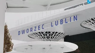 Spacer po nowym Dworcu Metropolitalnym w Lublinie