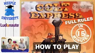 Colt Express Board Game - How to Play complete, by Stella and Tarrant