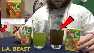 Enjoying A 24 Year Old Hi-C Ecto Cooler Juice Box Which I Bought On eBay For $400 | L.A. BEAST