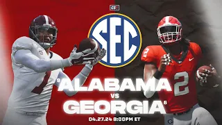 RFL College Series 6: #9 Alabama vs #6 Georgia SEC Conference Championship Game! | NCAA Football 24