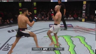 UFC 209 Vannata Cartwheel Kick