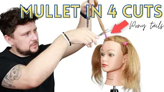 HOW TO CUT A MULLET HAIRCUT TUTORIAL EASY HOW TO TIKTOK MULLET CUT - hair cut trends 2021