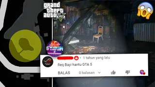 Akhirnya Terbongkar SUARA TANGIS BAYI HANTU di Rumah Terbakar GTA 5 - Misteri Rahasia Easter Egg GTA