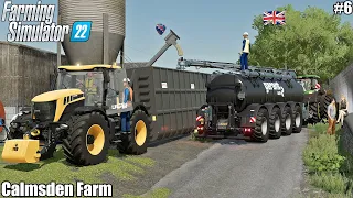 Spreading SLURRY, selling STRAW bales and Feeding animals│Calsmden Farm│FS 22│Timelapse 6