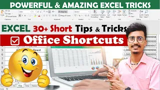 ✅ Top 30 Excel Tips and Tricks in Excel | #Exceltips #Exceltricks