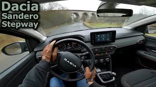 2023 Dacia Sandero Stepway TCe 110 | POV test drive | new logo