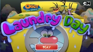 Cartoon Network Games: Oggy And The Cockroaches - Laundry Day [Full Gameplay]