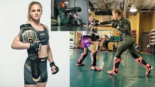 Valentina Shevchenko Intense Training Before Match Lauren Murphy UFC 266 (Highlights)