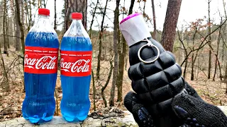 ✅🔥 BIG FIRECRACKERS vs Coca-Cola! 🔥 Взрываем Петарды💣Powerful Firecracker Explosion in a Bottle 🔴Бах