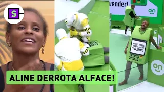 BBB 23: Aline vence a prova do líder! Alface chora e cai da esteira após quase 18 horas