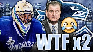 Canucks SCREW THEMSELVES ONE MORE TIME W/ Roberto Luongo LTIR (+ Ring Of Honour) Vancouver NHL News