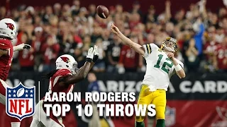 Top 10 Aaron Rodgers Playoff Throws | NFL Highlights