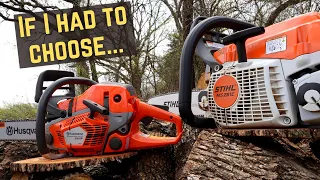 Stihl MS 261 CM or Husqvarna 550 xp Mark 2?  Which Would I Choose?
