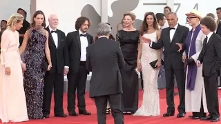 President of the jury Annette Bening and more on the red carpet for the Opening Ceremony of the Veni