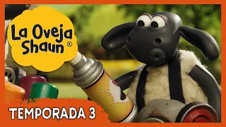 VAMOS A PINTAR - EL CUERVO🐑La Oveja Shaun [Shaun the Sheep] Temporada 3 🎬Dibujos Animados Para Niños