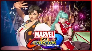 Marvel vs Capcom Infinite Chun Li and Morrigan Arcade Mode. HD