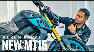 BIKIN VIXION MENANGIS ‼️REVIEW YAMAHA NEW MT-15 VERSI 2022 BLUE TOSCA 🔥 | KEREN PARAH 😱