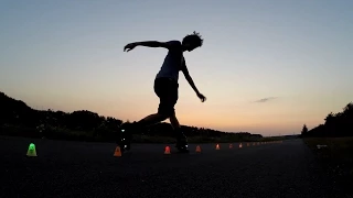 GoPro: Light-Up Slalom Freestyle Inline Skating