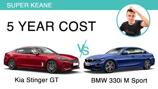 Which is CHEAPER over 5 years? The Kia Stinger GT or the BMW 330i M Sport...