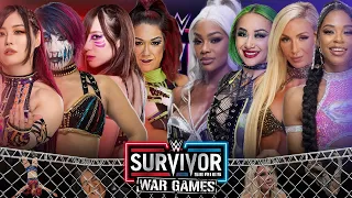 Damage CTRL Vs Jade, Bianca, Charlotte & Shotzi [Survivor Series Women’s WarGames Match] (WWE 2K23)