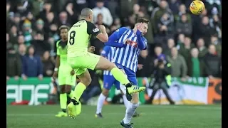 Kilmarnock red card: Kirk Broadfoot’s outrageous foul on Scott Brown stuns Celtic fans