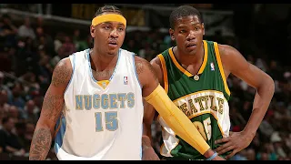 The Game Iverson, Melo x Nuggets Droped CRAZY 168 Pts On Rookie KD x SuperSonics!