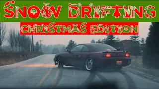 CHRISTMAS DRIFTING | SNOW DRIFTING IN MY 240SX | NEW VIDEO TRAILER!