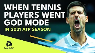 10 Times ATP Tennis Players Went GOD MODE In 2021