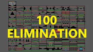 100 Elimination Marble Race in Algodoo