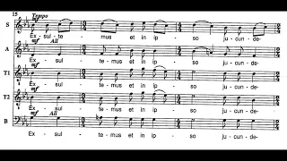 Ubi Caritas (M. Duruflé) Score Animation