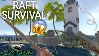 НАШЁЛ ЗАБРОШЕННЫЙ МАЯК С КРОКОДИЛАМИ В ИГРЕ РАФТ НА ТЕЛЕФОН! RAFT SURVIVAL! | #raftsurvival | #13