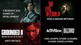 Resident Evil & The Evil Within 3 Update | ABK In Turmoil | New Deus Ex Cancelled | TLOU II Grounded