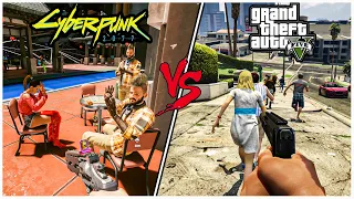 Cyberpunk 2077 VS Grand Theft Auto V - GTA 5 is Better ! (Part - 1)