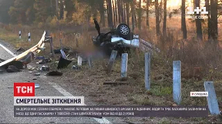 У Сумській області легковик на повній швидкості врізався у відбійник - четверо людей загинули