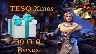 The Elder Scrolls Online : New life festival  (Открытие 30 Gift Boxes)!!!!